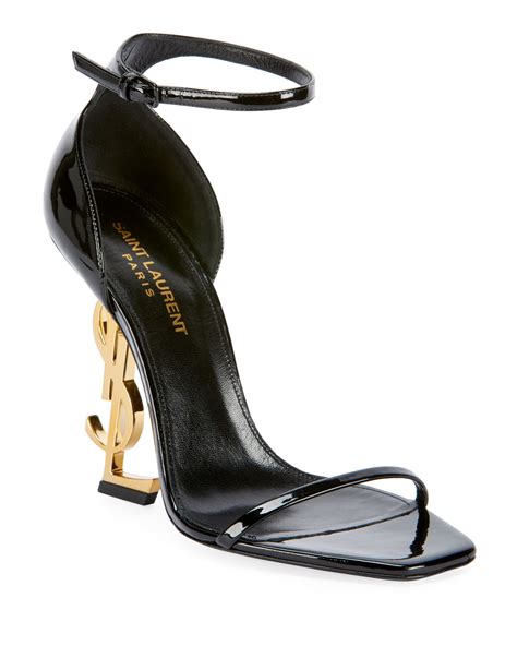 ysl opyum gold sandals|saint laurent opyum sandals.